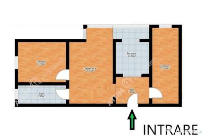 Apartament cu 3 camere decomandat în Terezian - 7