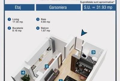 Vanzare Garsoniera Militari Residence, Soarelui - 5