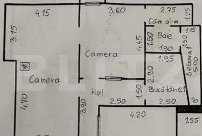 Casă cu 2 camere cu Canalizare în Central - 6