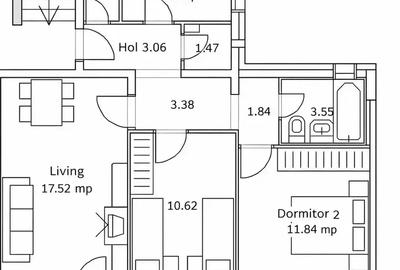 Apartament cu 3 camere decomandat în Kiseleff - 13