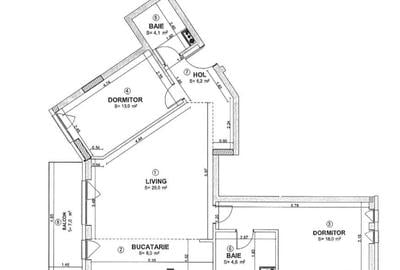 3 camere premium + parcare l Marasti (Cosarilor) - 11