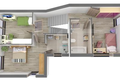 Casa pe calcan cu priveliste deschisa si compartimentare deosebita - 3