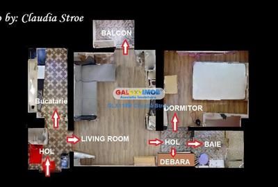 Apartament cu 2 camere semidecomandat în Giurgiului - 2