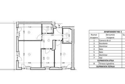 3 camere cu terasă și grădină, loc parcare inclus, LA CHEIE, parter DECOMANDAT - 2