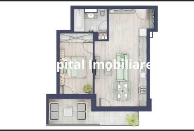 Apartment for sale, Semi-detached, Floor 3, 2 Rooms, Sibiu, Turnisor