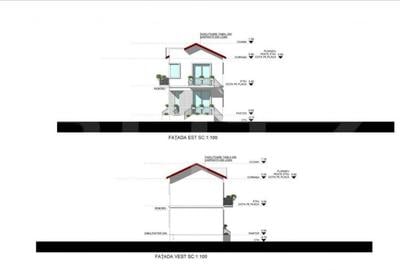 Casa la rosu, cu 4 camere, 145 mp utili, 356 mp teren, zona - 2