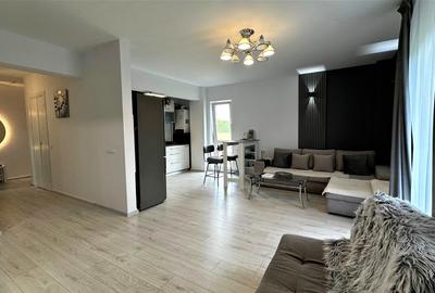 Apartament cu 2 camere semidecomandat, mobilat în Băneasa