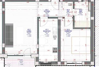 Apartament cu 2 camere decomandat în Mehala