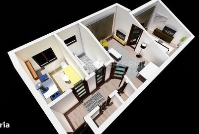 Apartament cu 2 camere nedecomandat în Tudor Vladimirescu - 4