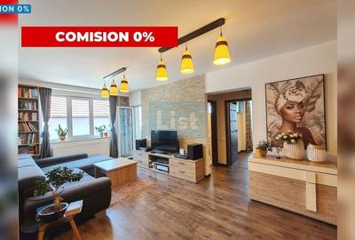 Apartament cu 3 camere semidecomandat, mobilat în Semicentral