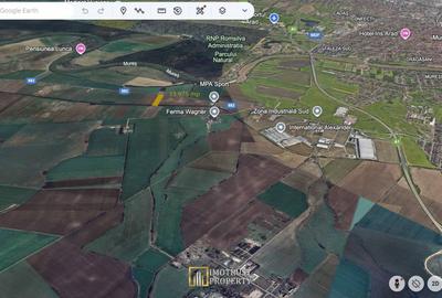 Teren industrial 13.975 mp – Zona Industrială Sud Arad, acces rapid A1 - 2