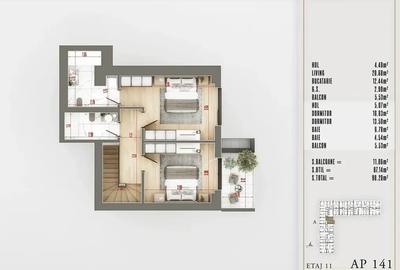 Apartament 3 Camere Duplex | View Superb | Sector 3 | Proiect Premium - 5