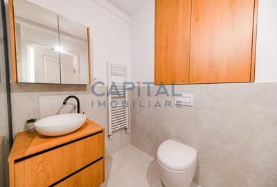 Apartament cu 2 camere semidecomandat, mobilat în Florești - 11