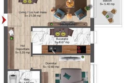 Apartament 2 camere, bloc nou Copou-Gradina Botanica, vedere spre oras - 4