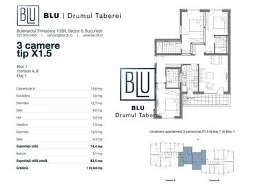 Apartament 3 camere - 3