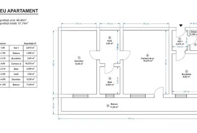 Apartament cu 2 camere semidecomandat în Vest - 1