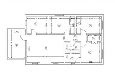 Casa Dragomiresti Vale parter 4 camere + Teren 400 mp New - 11