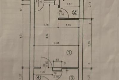 Garsonieră decomandată în Nicolina - 1