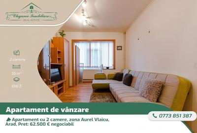 Apartament cu 2 camere nedecomandat, mobilat în Aurel Vlaicu - 1
