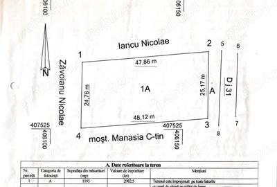 Teren de 1193 mp, în Polovragi - 1