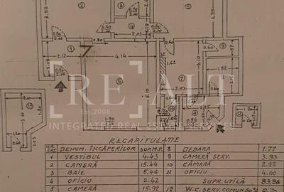 Vanzare apartament 3 camere | 84mp utili, Centrala proprie, Boxa | Magheru, RS1 - 24