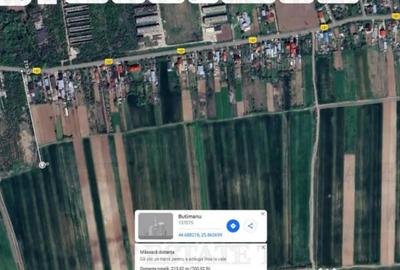 Teren de 7436 mp, în Butimanu - 1
