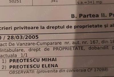 Teren de 341 mp, în Central - 2