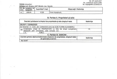 Teren de 5550 mp, în Exterior Vest - 2
