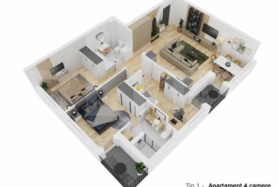 Apartament 4 camere Nou 81mp utili, Sibiu, Mihai Viteazu - 3