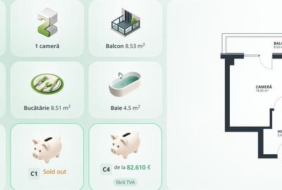 Apartament cu 2 camere decomandat în Tătărași - 12