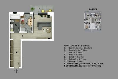 Garsoniera Complex Etalon 3 | Preturi promotionale | Finisaje la alegere | - 12