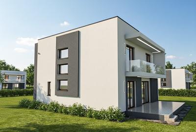 Ansamblu 15 case, vedere lac, zona Lebada, Sos Cernica, Pantelimon - 8