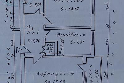 Apartament cu 2 camere decomandat în Central - 2