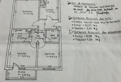 Apartament cu 3 camere în Inel I - 10
