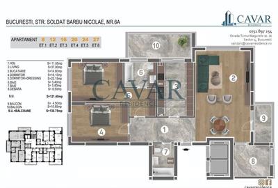 3 Camere Lux Parcul Delta Vacaresti Proiect Finalizat - 3