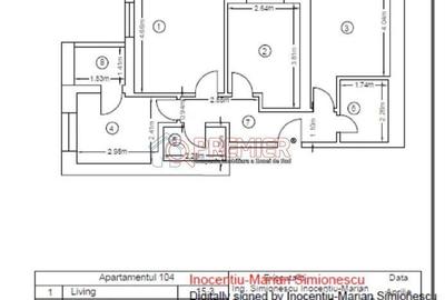 Apartament cu 3 camere în Central - 7