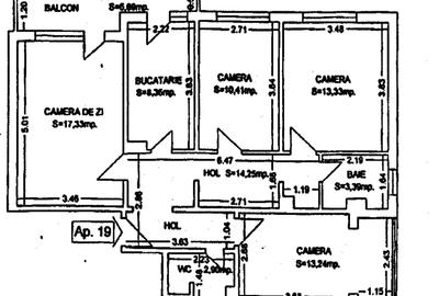 Apartament cu 4 camere decomandat, mobilat în Tomis I - 10