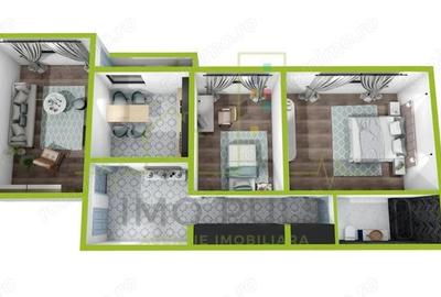 Soarelui. Decomandat. Mobilat si utilat. Se poate prelua cu chiriasi. - 2