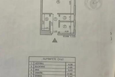 Garsonieră | 36 mp | Calea Griviței 230 | Metrou 1 mai - 14