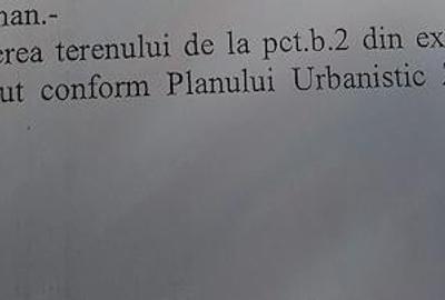 Teren de 2300 mp, în Central