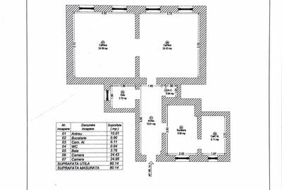 Un apartament spațios cu  2 camere, in , zona Centrala - Take Ionescu - 17