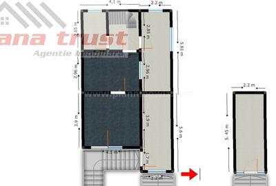 Spațiu comercial, de 78 mp, în Complex Studențesc - 12