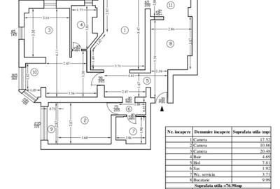Apartament impecabil 3 cam (fost 4 cam), cu vedere la Parcul si Delta Vacaresti! - 7