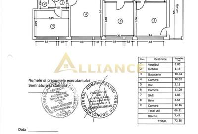 Apartament cu 3 camere în Berceni - 1