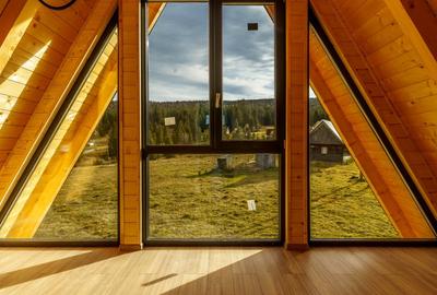 Cabana A-Frame, finisata, Smida - 13