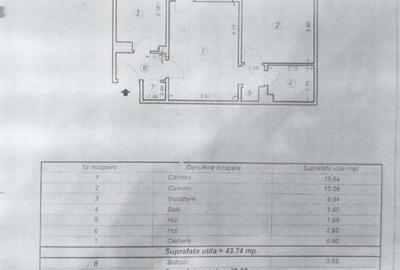 Apartament cu 2 camere semidecomandat, mobilat în Brotăcei - 10