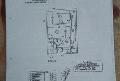 Apartament cu 2 camere semidecomandat în Exercițiu