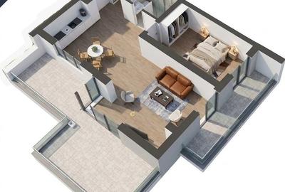 Apartament cu 2 camere în Nord - 8