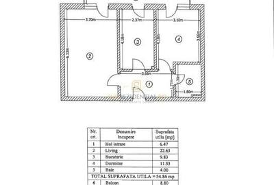 Apartament cu 2 camere decomandat, mobilat în Metalurgiei - 19