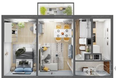 Comision 0%- Apartament 2 cam, Intrare Umbroasa-Circumvalatiunii/Dacia - 6